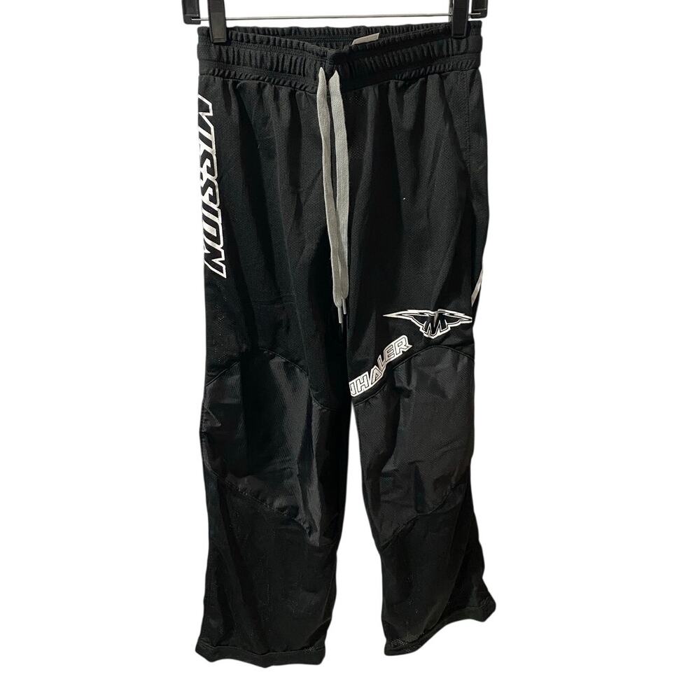 Bauer Mission RH Inhaler NLS3 Junior Roller Hockey Pants Large Black White